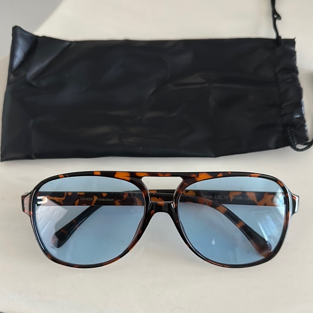 Tortoise Shell Aviator Sunglasses